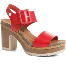Pavers Platform Heeled Sandals