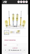 FK Coilovers for MK5