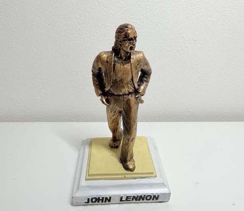 John lennon bronze tone figure - john,
