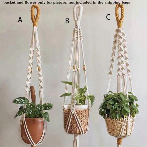 3pcs macrame plant hanger - macrame,
