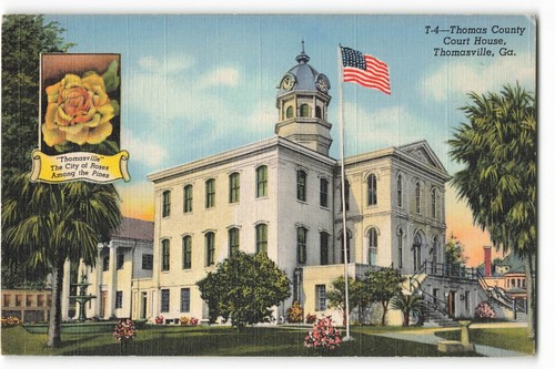 Postcard thomas county court - postcard,