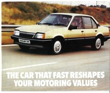 Vauxhall Cavalier Mk2 1984 UK Market Mailer Sales Brochure Saloon Hatch Estate