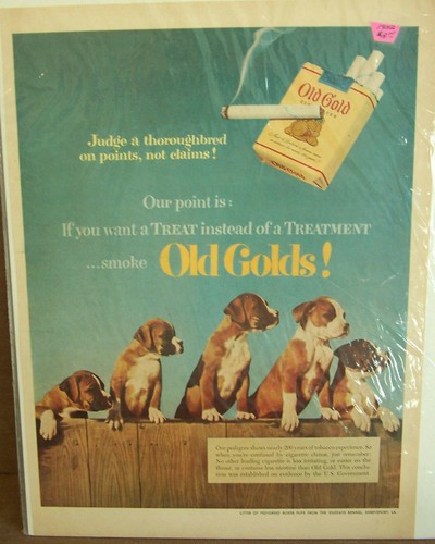 Old gold cigarettes - gold,