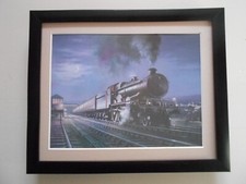 Don Breckon Steam Train print 'Night Train'  FRAMED