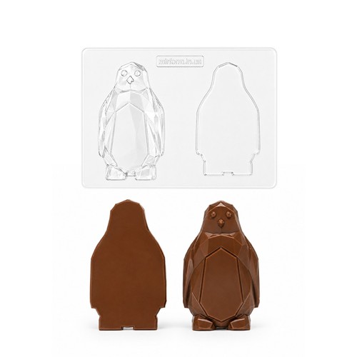 Penguin chocolate mold - chocolate, plastic