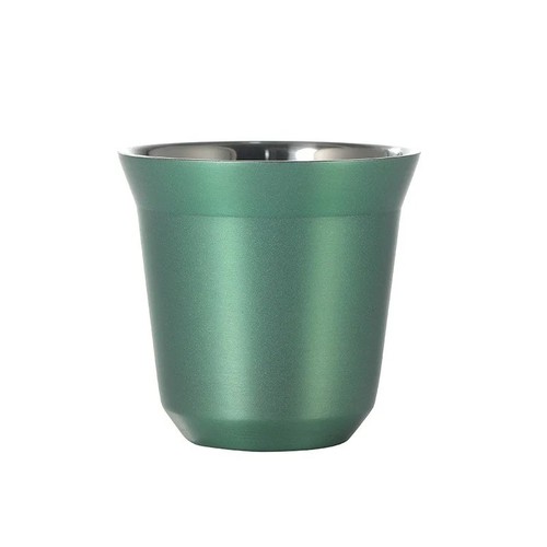 Stainless steel espresso cups - steel,