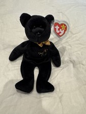 Ty RARE The End Beanie Babies Bear vintage 1999 soft plush toy with Tags SUPERB