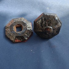 ANTIQUE VICTORIAN FRONT DOOR KNOB HANDLE CAST IRON PULL