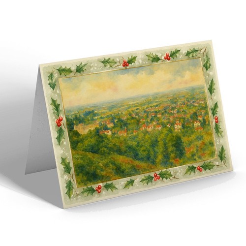 Xmas notelet malvern - xmas, from