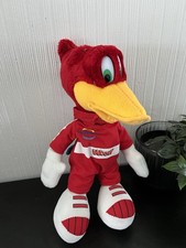 Woody The Woodpecker Wearing Race Suit Soft Plush Toy