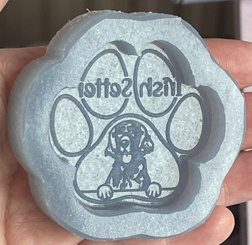 Handmade irish setter - setter, paw
