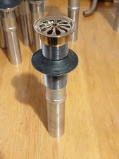 Kohler basin waste with polished gold finish grated grid waste no plug 