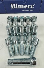 Alloy Wheel Tuner Bolts Fits Bmw E65 E66 X3 E83 X5 E53 Tapered M14x1.5 28mm x 20