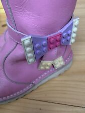 Beautiful Fun LEGO Kickers Leather Shoes Boots Lilac Pink Girls 27 9