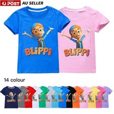 Kids Blippi Cartoon T-Shirt