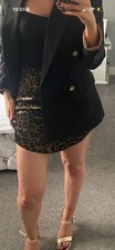 Zara Leopard Print Satin