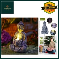 Serene Solar Powered Buddha