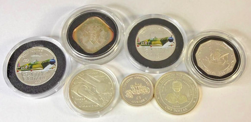 Silver coins solid stirling - coins,