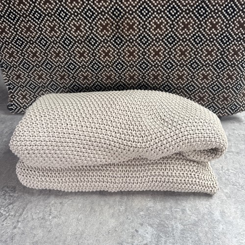 Laura ashley beige - beige, throw