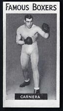SINGLETON & COLE - FAMOUS BOXERS (NUMBERED) - #18 PRIMO CARNERA