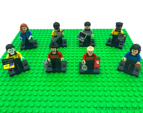 Custom lego star trek figures - lego,