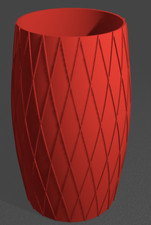 Geometric diamond vase modern - geometric,