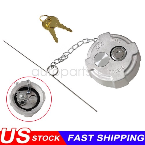 Locking diesel fuel cap - 2,
