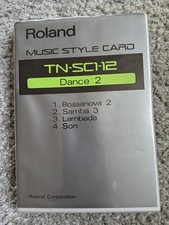 Roland TN-SC-12 Dance 2 Music Style Card – Untested, As Pictured