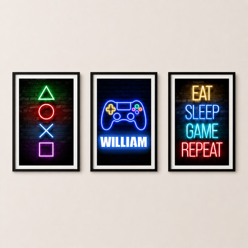 Personalised gaming prints - gaming,