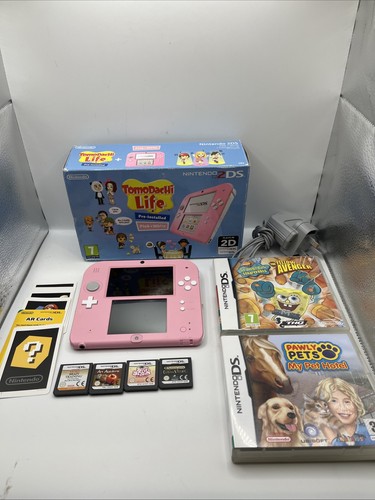 Nintendo 2ds pink white - 2ds, +