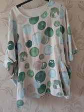 Ladies italian cotton oversized top size 26/28