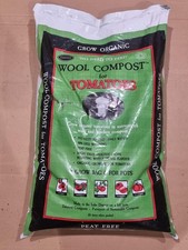 Wool Compost Organic Peat Free Soil for Growing Tomatoes, 30L
