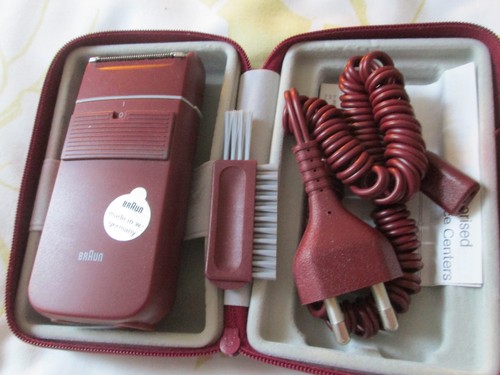 Vintage braun shaver - a,