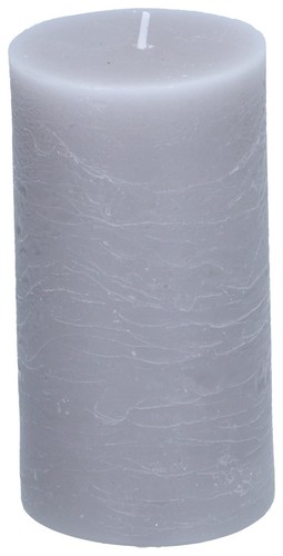 Rustic candle ø7xh13cm light - rustic,