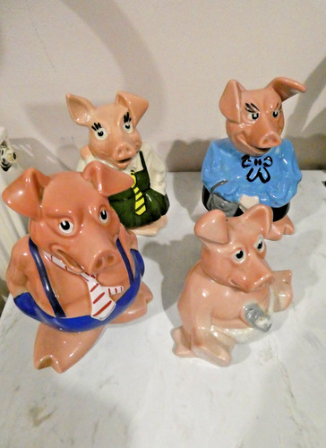 Four natwest piggy - natwest,