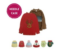 Winter Wear Wooden Needle Case