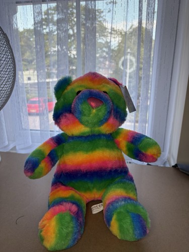 Rainbow pride teddy bear soft - rainbow/pride,