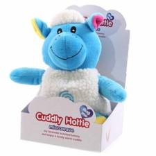 Cuddly Hottie Hug Me - BLUE SHEEP - microwaveable wheat bag - lavender scented