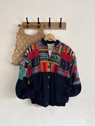 Vintage patchwork bomber - patchwork,