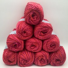 Yarn Outlet Variegated Aran Knitting Crochet  Yarn Cakes 10X100g Balls-A154