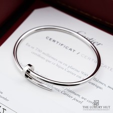 Cartier 18ct White Gold Juste
