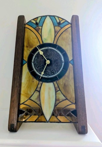 Vintage handmade stained - stained, glass