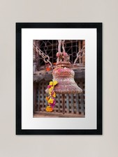 Temple Bell Framed Art Print