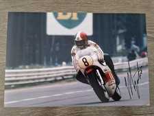 Giacomo agostini signed 12x8 - giacomo,