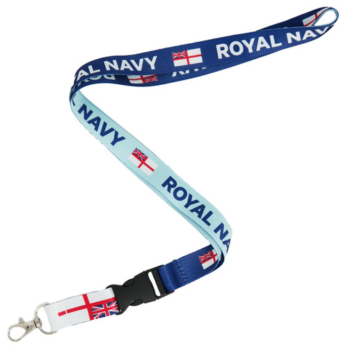 Royal navy ensign - ensign, lanyard