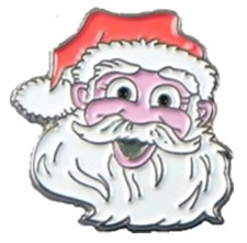 Xmas Santa Claus Metal Enamel Pin Badge Brooch (Father Christmas  St. Nicholas)