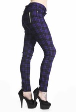 BANNED Apparel Purple Tartan