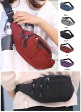 Waist Bum Bag Men Women Fanny Pack Holiday Travel Money Belt Pouch Wallet Unisex
