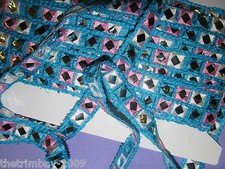 Turquoise Silver Pink Aztec