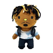Juice WRLD Plush Hello Kitty Rapper Plush Toy Cartoon Figure Soft Doll Fans Gift